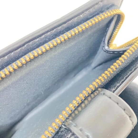 COACH Signature F23553 Dark Brown Black PVC Leather - Bifold Wallet - Picture 6 of 9